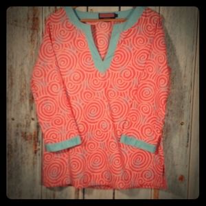 Vineyard Vines Swirls Starfish Tunic Dress